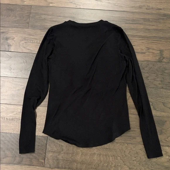 Shebird Aspen Long Sleeve Ribbed Knit Bra Top Sz 4/M - Picture 10 of 10